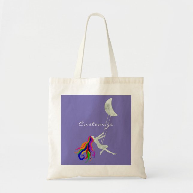 Bolso De Tela Moon Swinging Redhead Thunder_Cove (Frente)