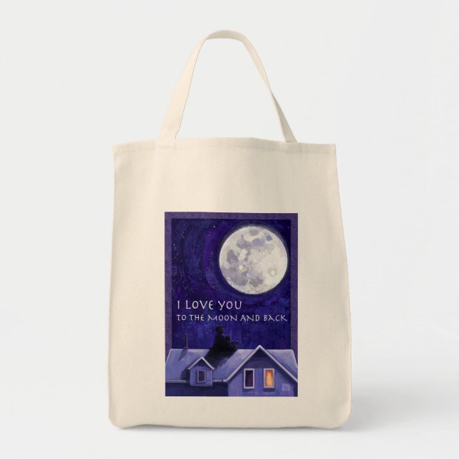 Bolso De Tela Moon Watch (Frente)