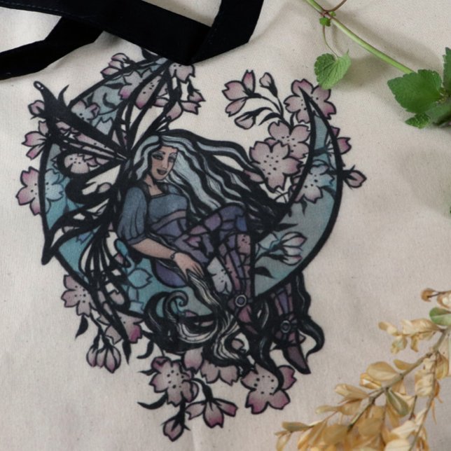 Bolso De Tela MoonChild Fairy Fairies Moon Child Diosa de la lun (Subido por el creador)