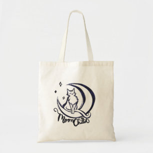 Bolso De Tela Moonchild Luna Cat Moon Child