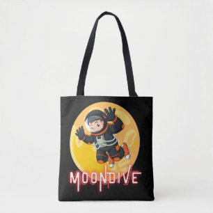 BOLSO DE TELA MOONDIVO - ASTRONAUTA ESPACIAL