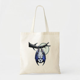Bolso De Tela Moonlit Pastel Bat Bunny Cute Gótico Halloween