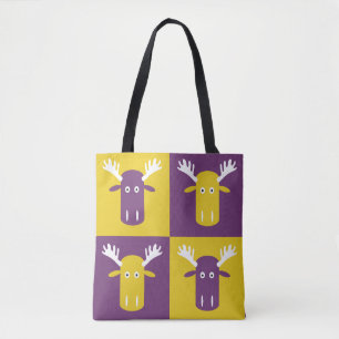 Bolso De Tela Moose Head Pop Art