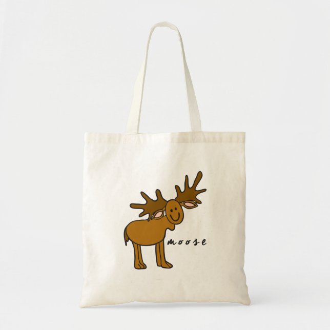 Bolso De Tela Moose Tote Bag (Frente)