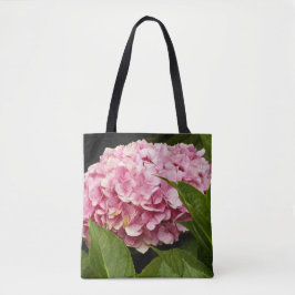 Bolso De Tela Mophead Rosa Hidrangea Floral