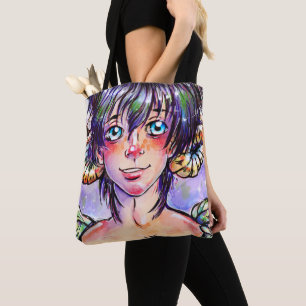 Bolso De Tela Mora