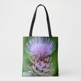 Bolso De Tela Morado Artichoke Thisthead Floral