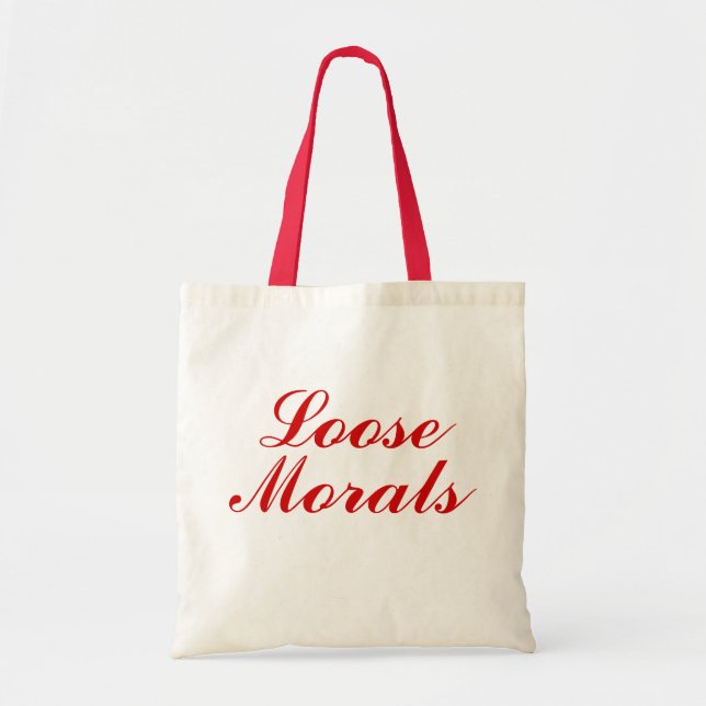 Bolso De Tela Morales imprecisas (Frente)