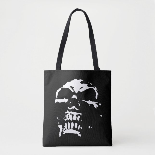 Bolso De Tela Morbid Skull Tote Bag (Anverso)