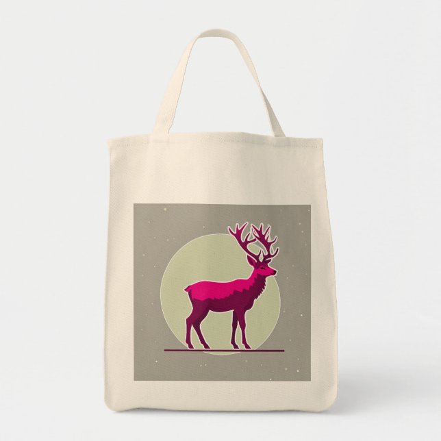Bolso De Tela Mordren querido rosa (Frente)