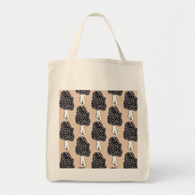 Bolso De Tela Morel Mushroom Tote Bag (Frente)