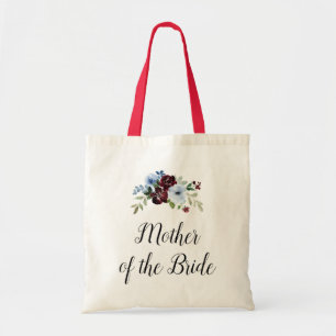 Bolso De Tela morena polvorienta madre azul de la novia