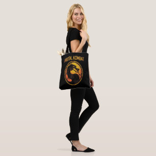 Bolso De Tela Mortal Kombat Camiseta Vintage — Pequeña Ajustada
