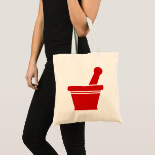 Bolso De Tela Mortero y Pestle