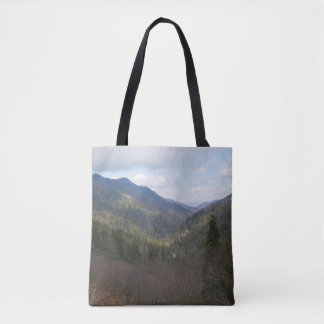 Bolso De Tela Morton con vistas a las montañas de los Grandes Ah