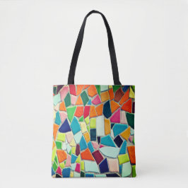 Bolso De Tela Mosaic Carry-All