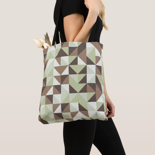 Bolso De Tela Mosaic Meadow (Detalle)