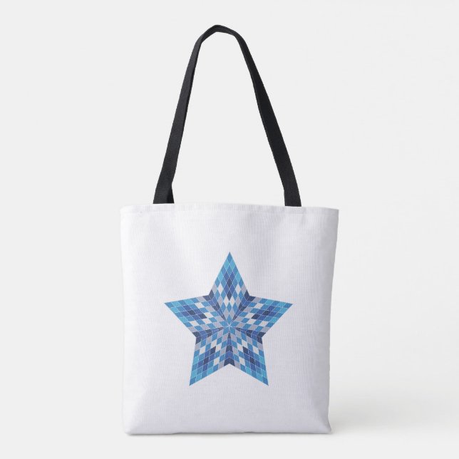 Bolso De Tela Mosaic Starburst (Reverso)
