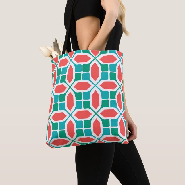 Bolso De Tela Mosaico Art Deco (Detalle)
