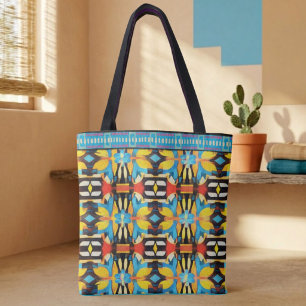 Bolso De Tela Mosaico de Batik