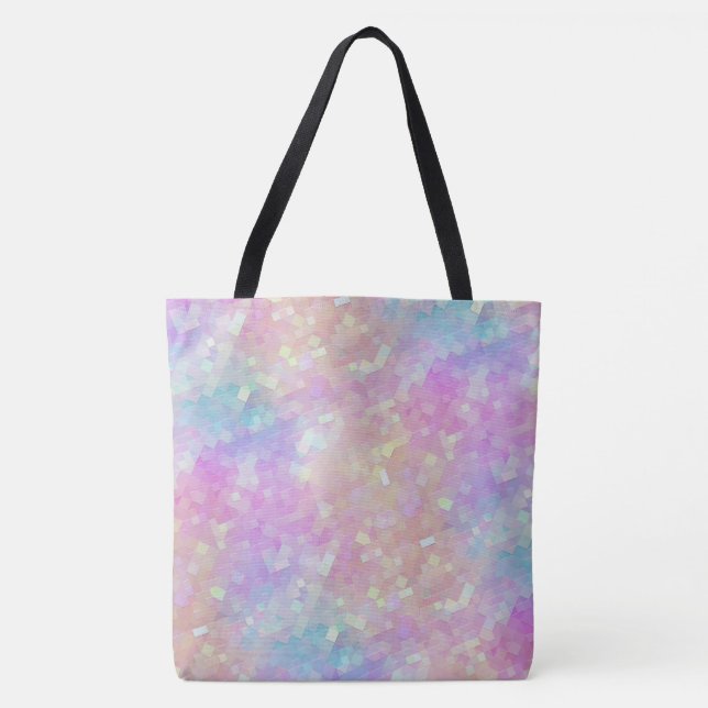 Bolso De Tela mosaico de chispa holo: (Anverso)