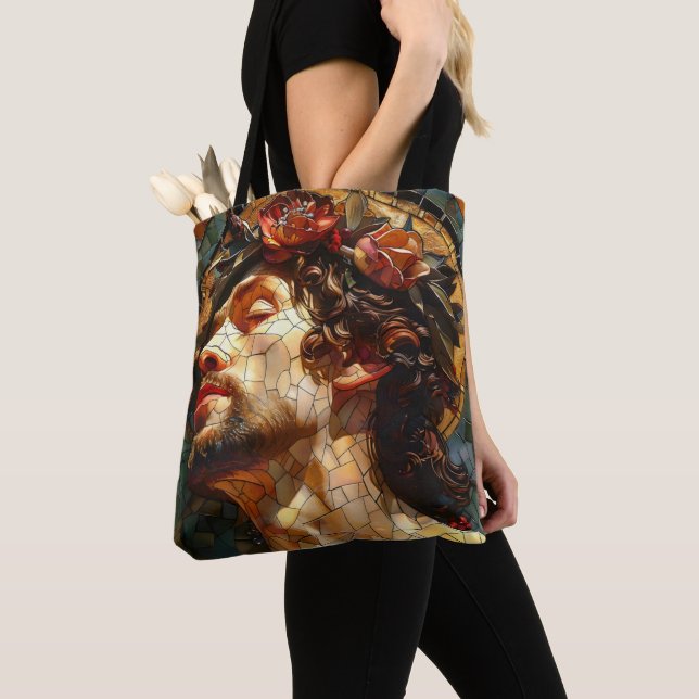Bolso De Tela Mosaico de Jesús (Detalle)