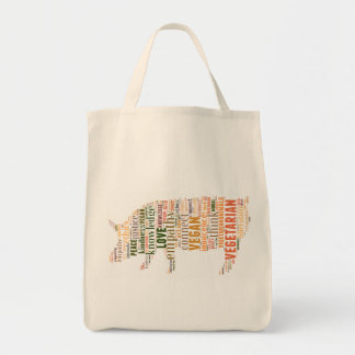 Bolso De Tela Mosaico del vegano