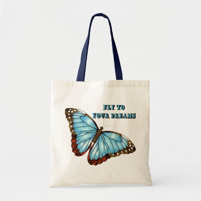 Bolso De Tela Mosca a sus sueños (Frente)