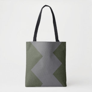Bolso De Tela Moss Green Pattern Tote Bag