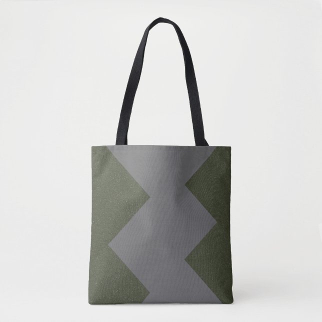 Bolso De Tela Moss Green Pattern Tote Bag (Anverso)