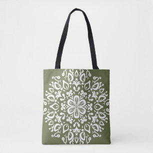 Bolso De Tela Moss Mandala