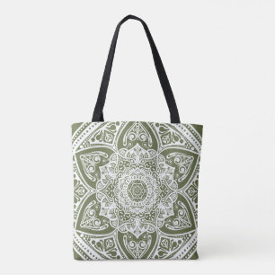 Bolso De Tela Moss Mandala