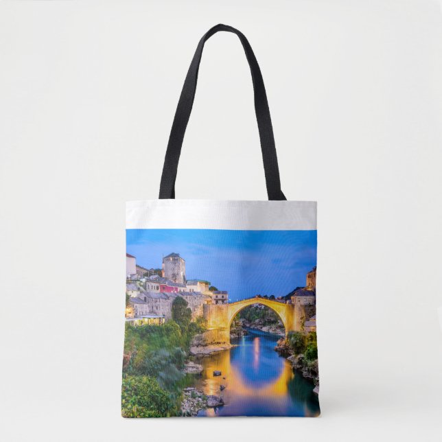 Bolso De Tela Mostar Bosnia y Herzegovina (Anverso)