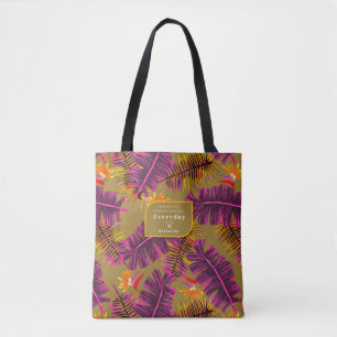 Bolso De Tela Mostaza Paraíso de Palma