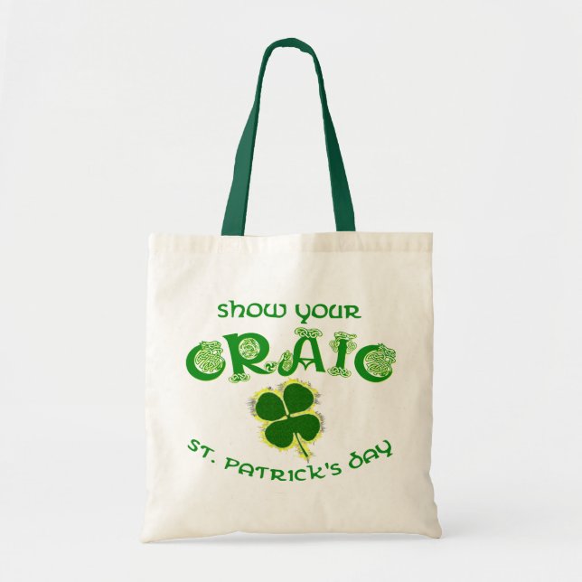 Bolso De Tela Mostrar tu craic (Frente)
