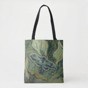 Bolso De Tela Moth Green Peacock (Emperador) de Vincent van Gogh