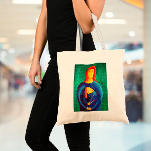Bolso De Tela Mother And Daughter Contemporary Art Painting