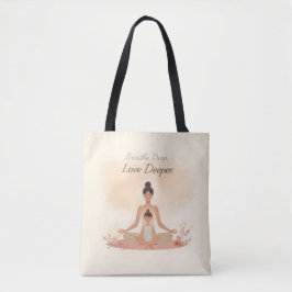 Bolso De Tela Mother & Child Meditation Serenity Art