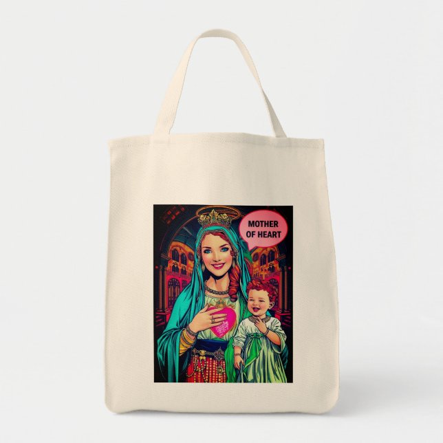Bolso De Tela Mother of Hearts (Frente)