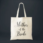 Bolso De Tela Mother of the Bride. script de boda minimalista<br><div class="desc">Guión minimalista blanco y negro boda en la bolsa "Madre de la novia". Por favor,  contáctame si necesitas artículos adicionales.</div>