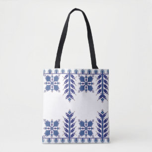 Bolso De Tela Motif Tradicional, Motif Tradicional Rumano T-S