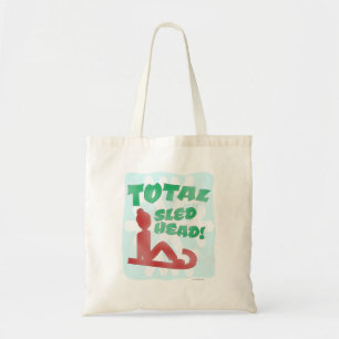 Bolso De Tela Motín divertido con el logotipo navideño de la cab
