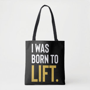 Bolso De Tela Motivación De Fitness Workout Nacida Para Levantar