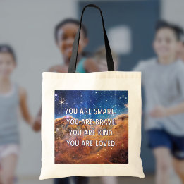 Bolso De Tela Motivación inspiradora del espacio exterior