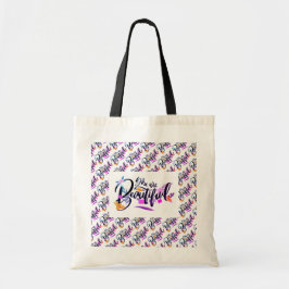 Bolso De Tela Motivación Moderna Elegante Mejor Mensaje Popular