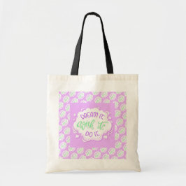Bolso De Tela Motivación Moderna Elegante Mejor Mensaje Popular