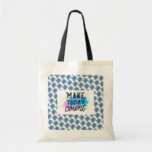 Bolso De Tela Motivación Moderna Elegante Mejor Mensaje Popular