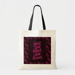 Bolso De Tela Motivación Moderna Elegante Mejor Mensaje Popular