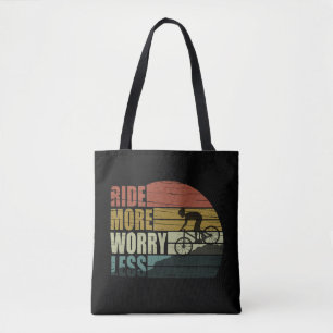 Bolso De Tela Motivador Ciclista De Bicicleta - Citas Divertidas