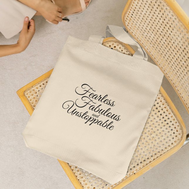 Bolso De Tela Motivational Quote, Empowered Woman Gift (Subido por el creador)